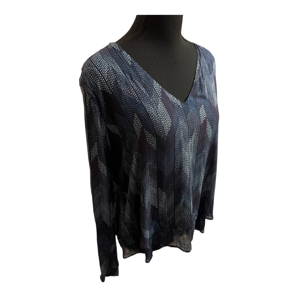 Cloth and Stone Geometric Blouse Size Medium
